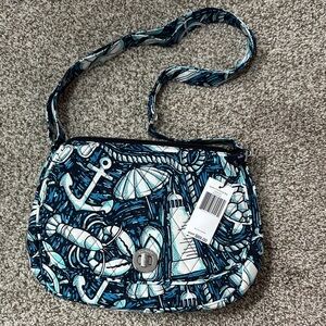 Vera Bradley Saddle Crossbody Bag Shore Enough NWT